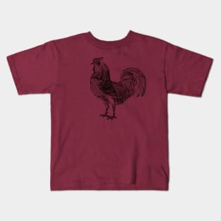 Rooster Chicken Another Clucker Kids T-Shirt